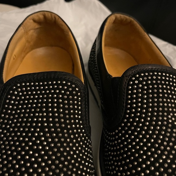 JIMMY CHOO Studded Black Slip-On Men\'s Shoes            SIZE 41EU /8US main image 5